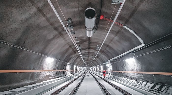 Tunnel du LEB - Premiers essais dynamiques
