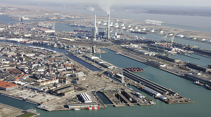 Chantier multimodal du Port du Havre